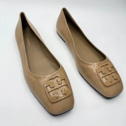 Tory Burch Womens Georgia Ballet Flat Athene Bright Almond