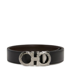 Salvatore Ferragamo Gancini Belt Hammered (Size 105)