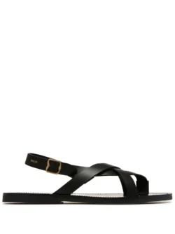 CHAYM crossover-strap leather sandals