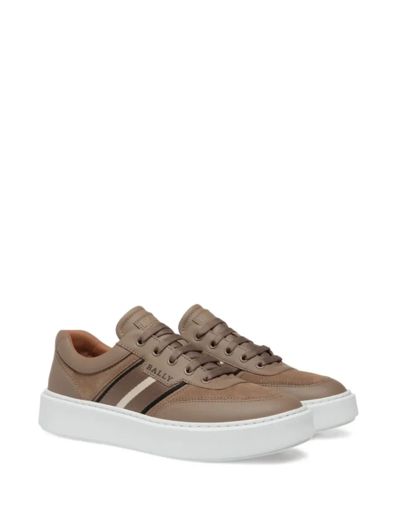 suede stripe-detailing sneakers - Image 5