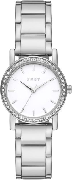 Women's Soho Quartz Stainless Steel Dress Watch, Color: Silver