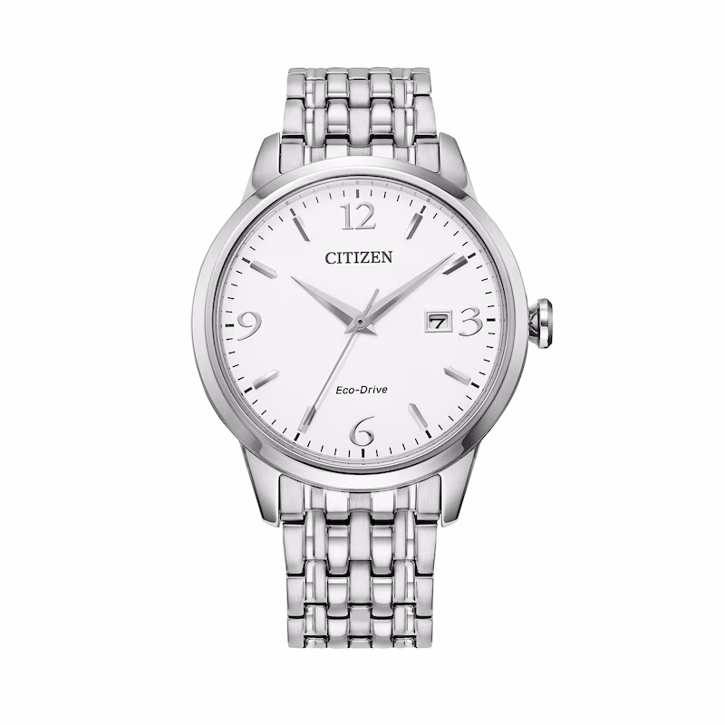 His and Hers Citizen Eco-Drive® Corso Watch with White Dial - Image 4