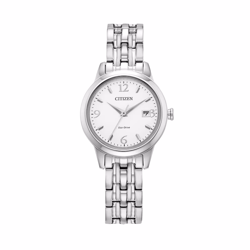 His and Hers Citizen Eco-Drive® Corso Watch with White Dial - Image 3