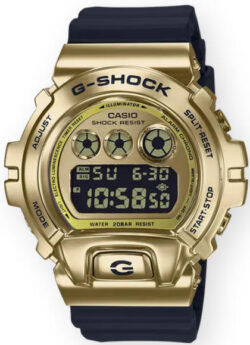 Casio G-Shock Classic 6900 Digital Gold Metal Face Watch GM6900G-9