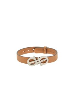 Ferragamo Adjustable Leather Bracelet Men