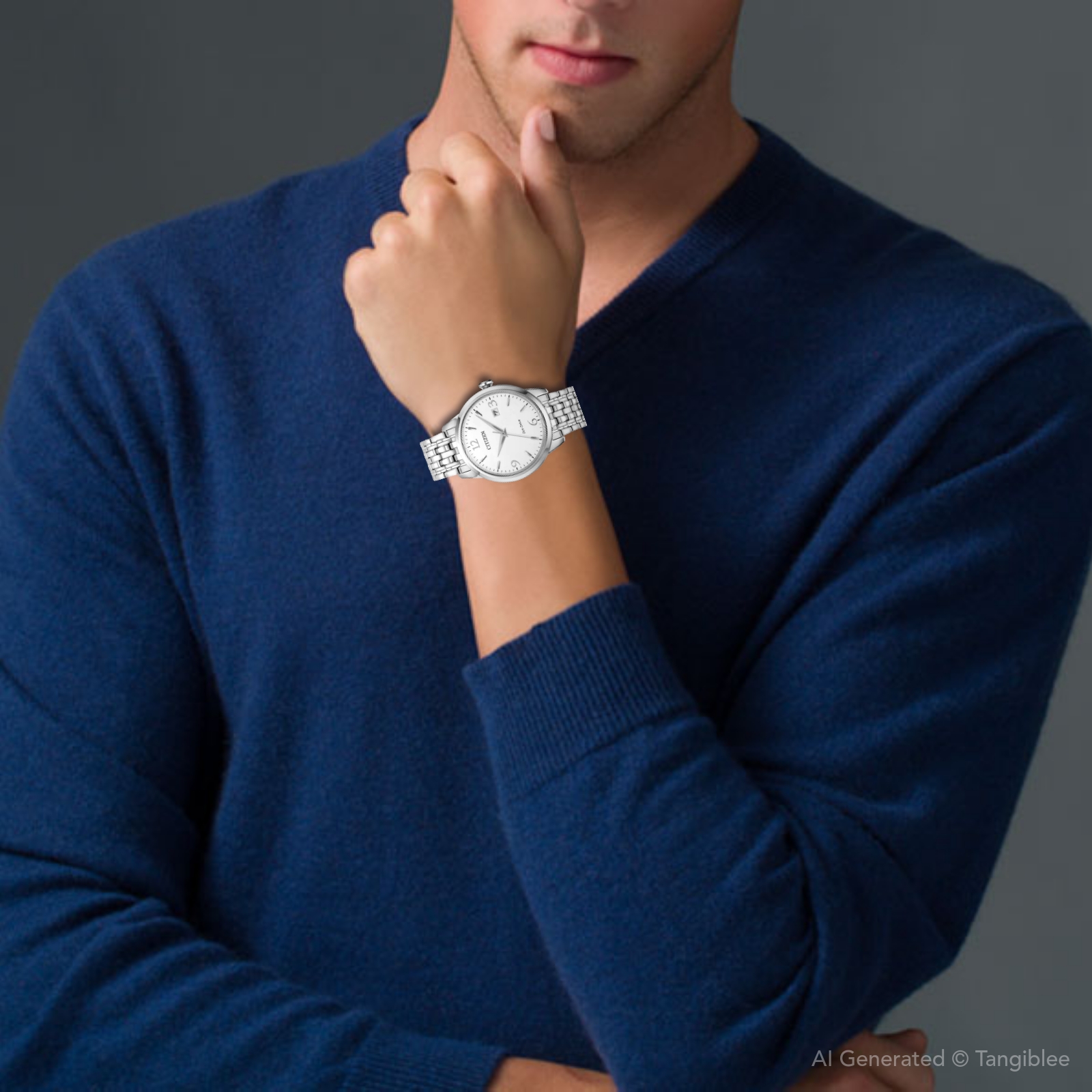 His and Hers Citizen Eco-Drive® Corso Watch with White Dial - Image 2