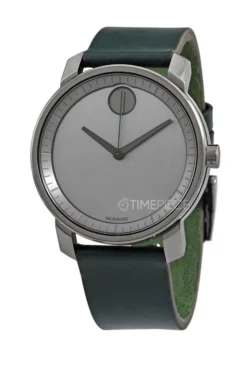 Movado Bold Men’s 40mm Green Leather Strap Watch