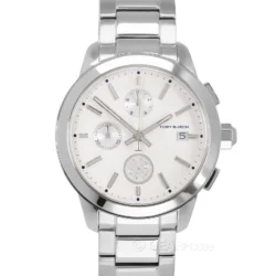 Tory Burch Collins 38mm Silver Stainless Steel Case, Silver Stainless Steel Band, Women's Wristwatch